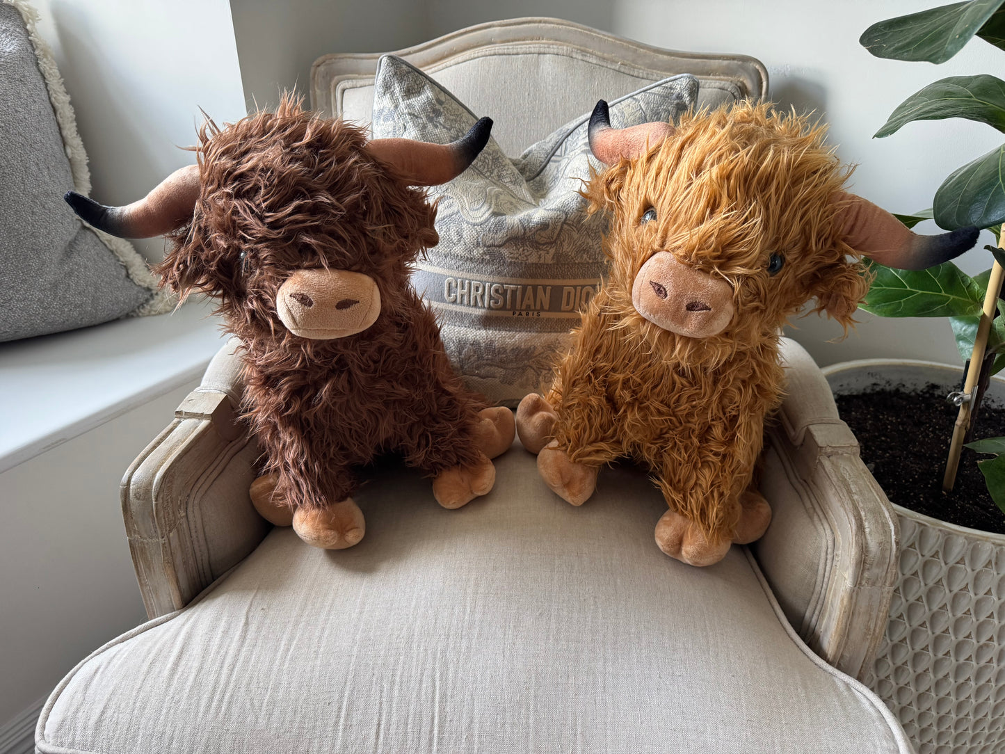 Large Highland Cow Plush Toy