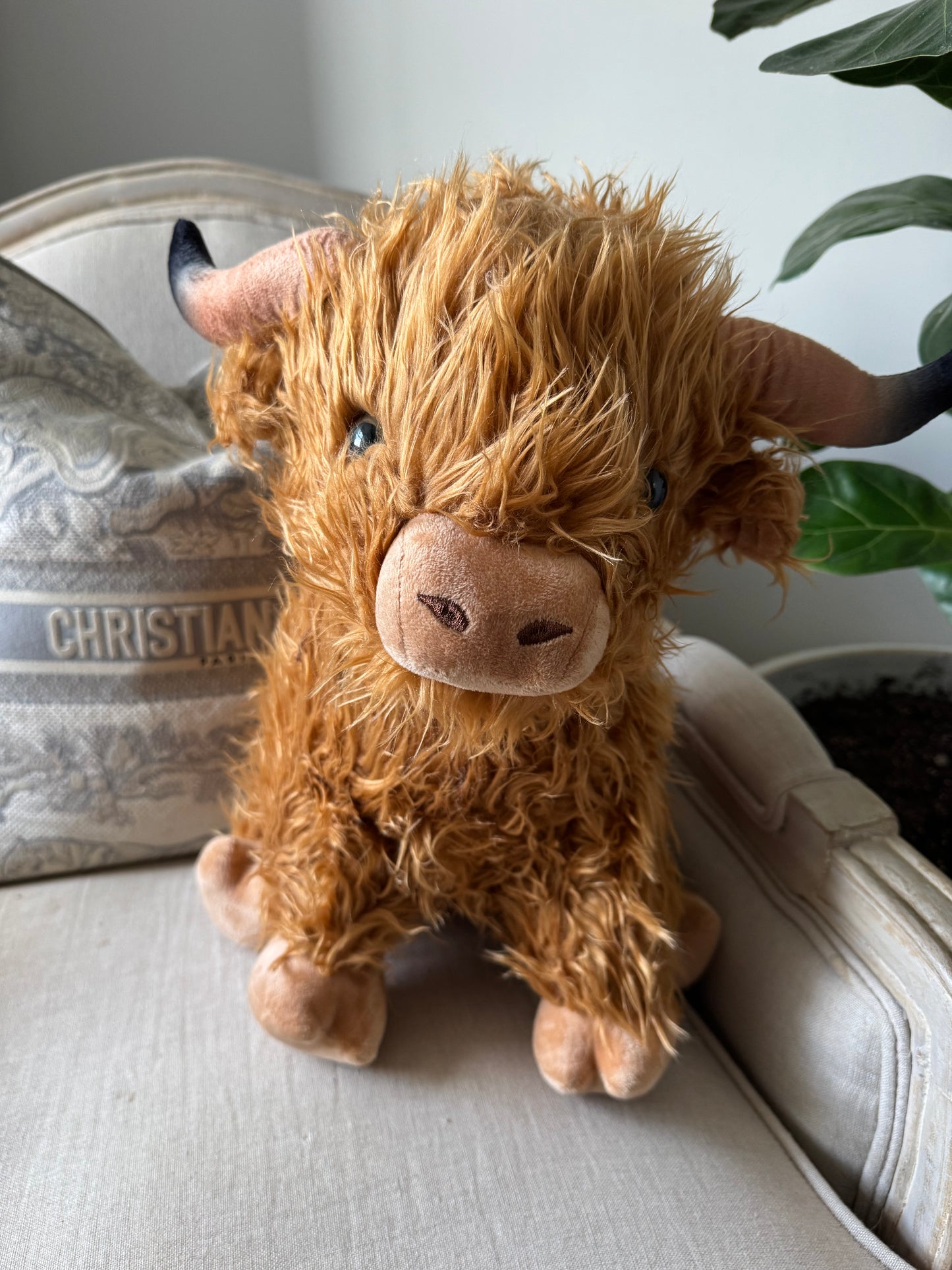 Large Highland Cow Plush Toy