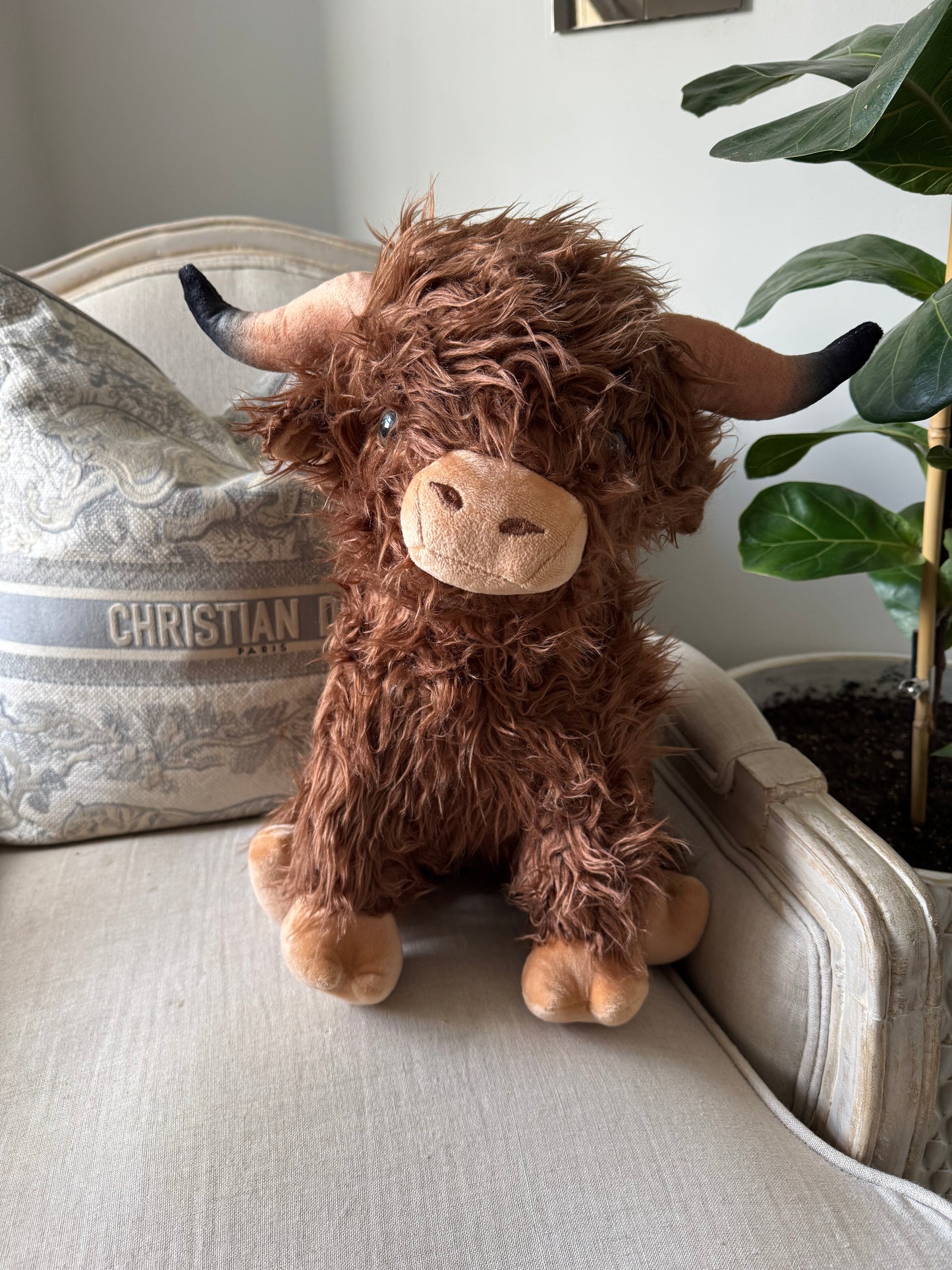 Large Highland Cow Plush Toy