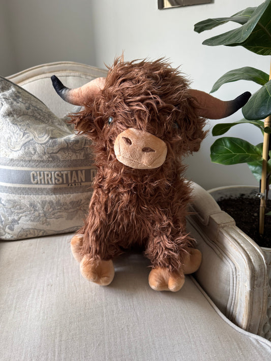 Large Highland Cow Plush Toy
