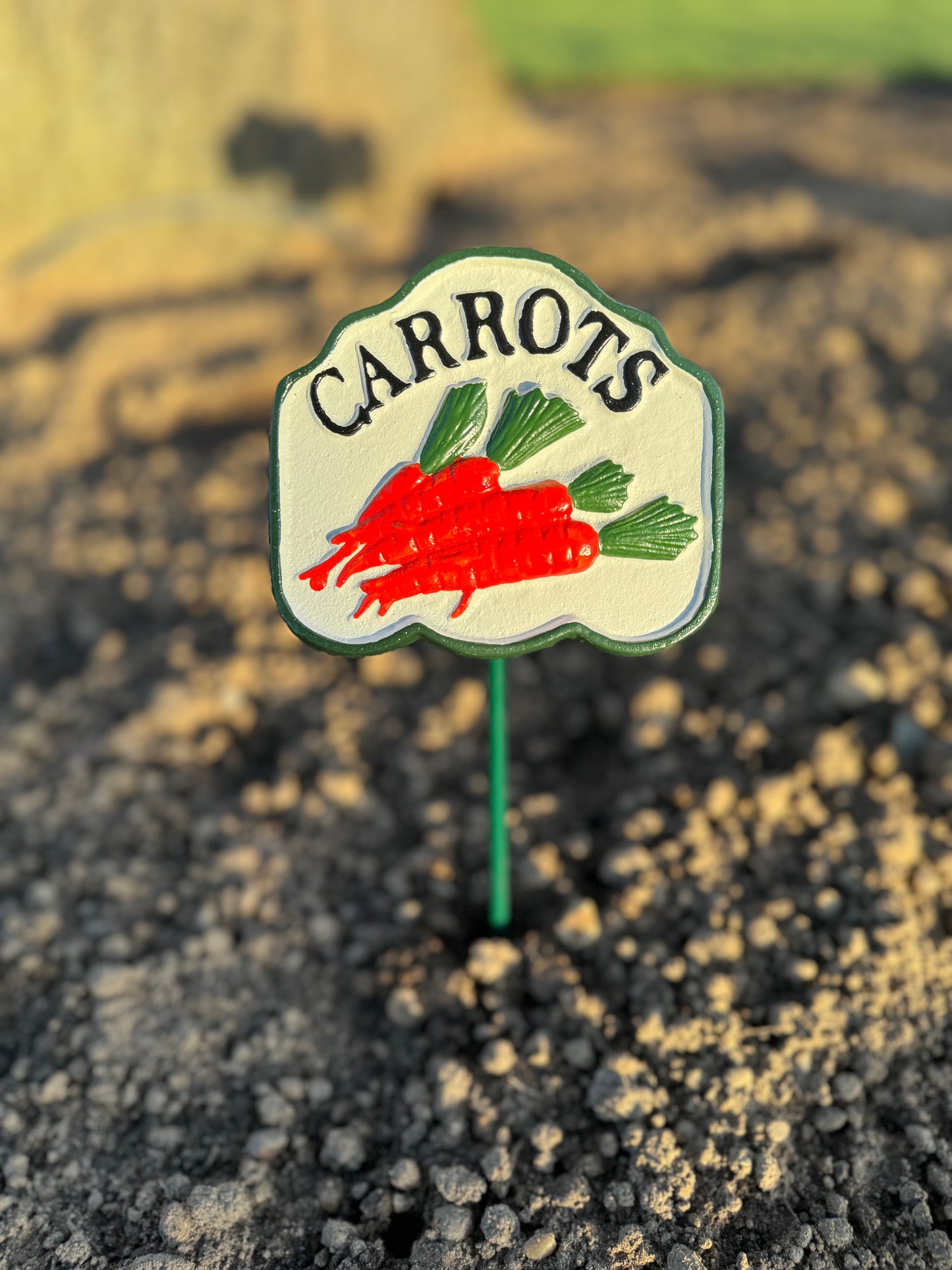 Vegetable Cast Iron Marker Signs - Set of 7