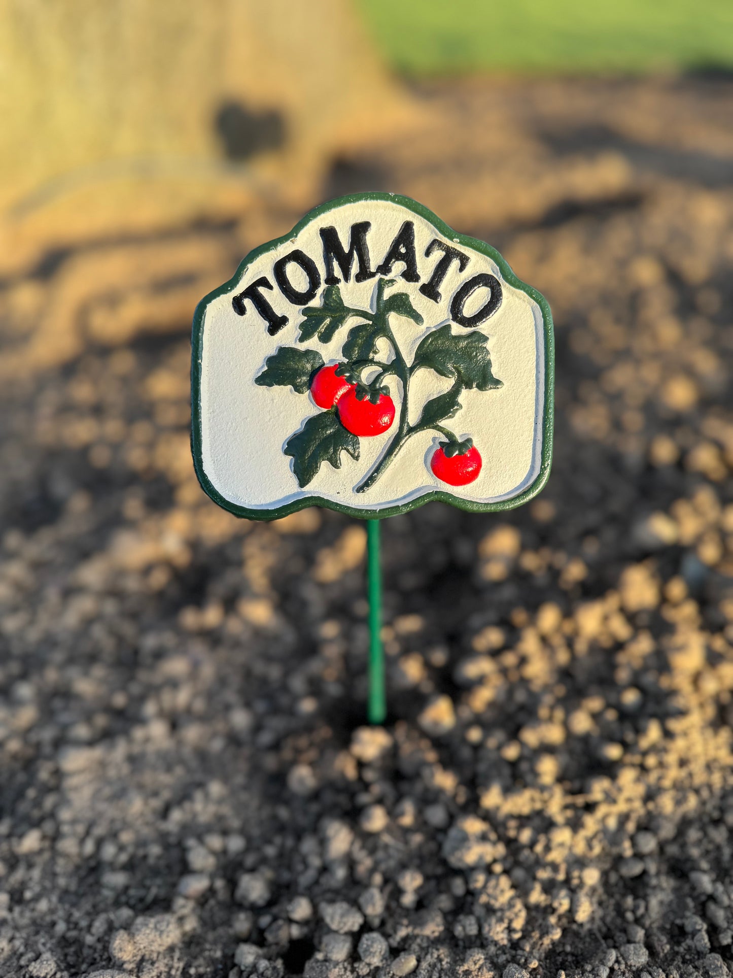 Vegetable Cast Iron Marker Signs - Set of 7