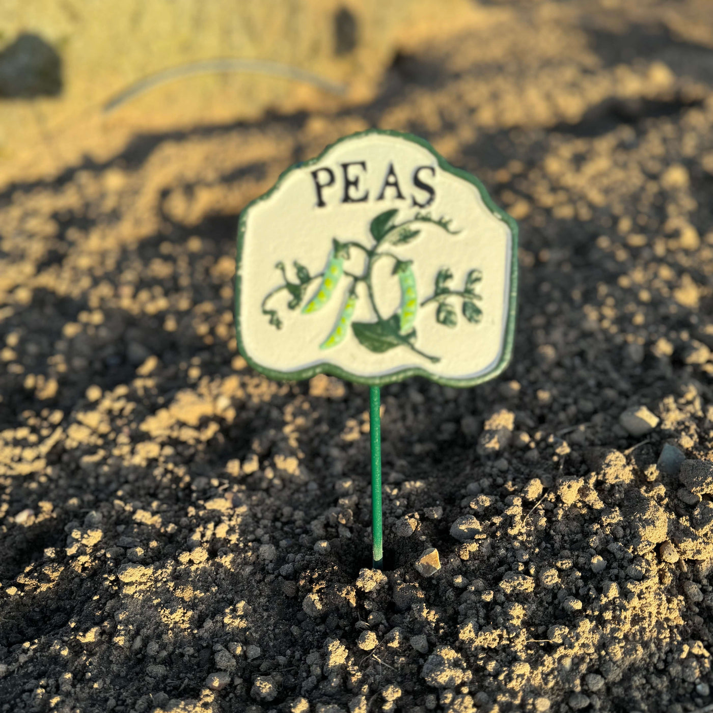 Cast iron Tomato vegetable garden marker sign