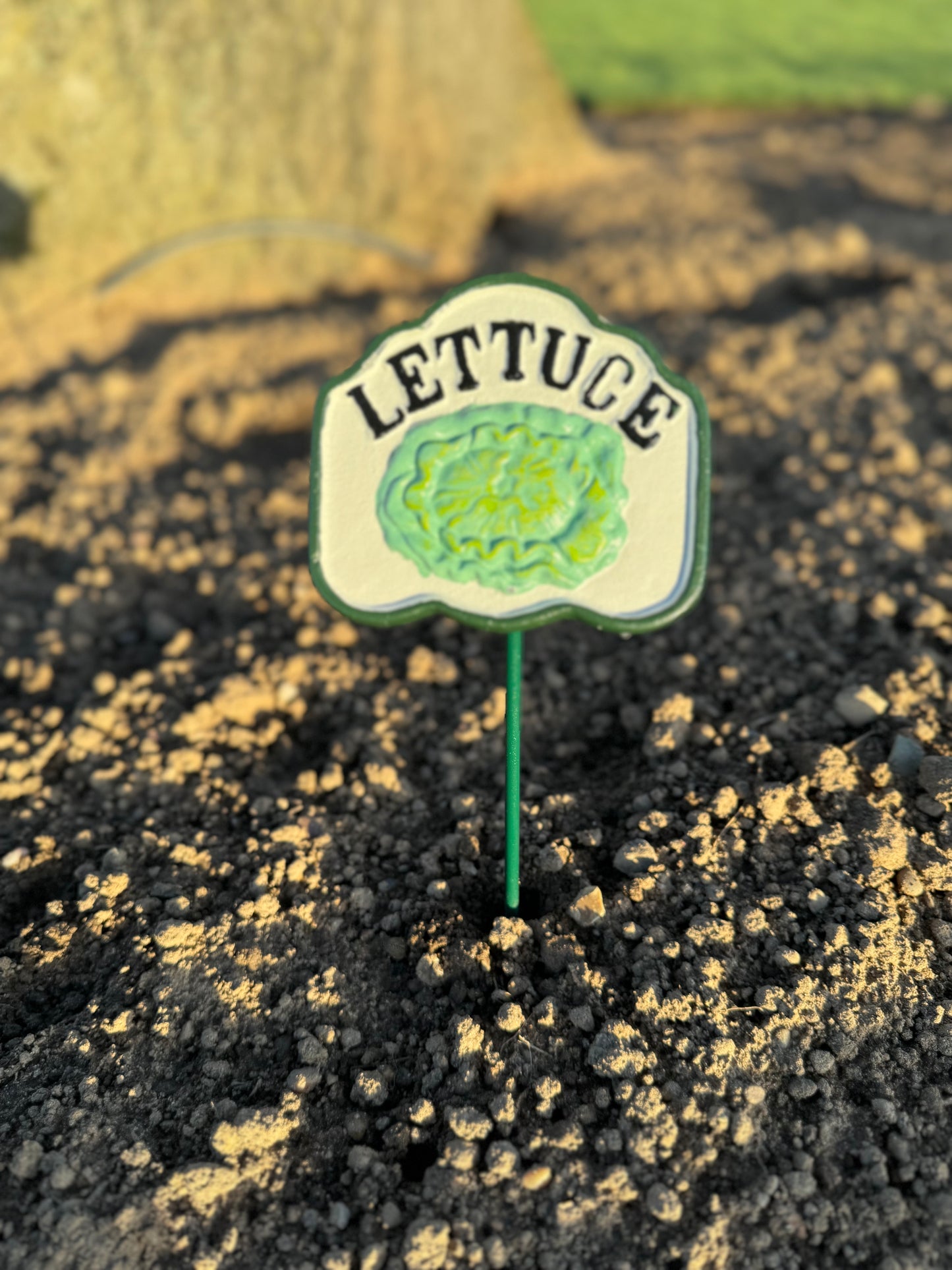 Vegetable Cast Iron Marker Signs - Set of 7