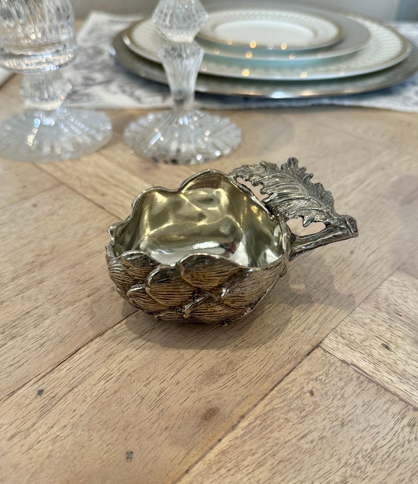 Artichoke Salt Cruet