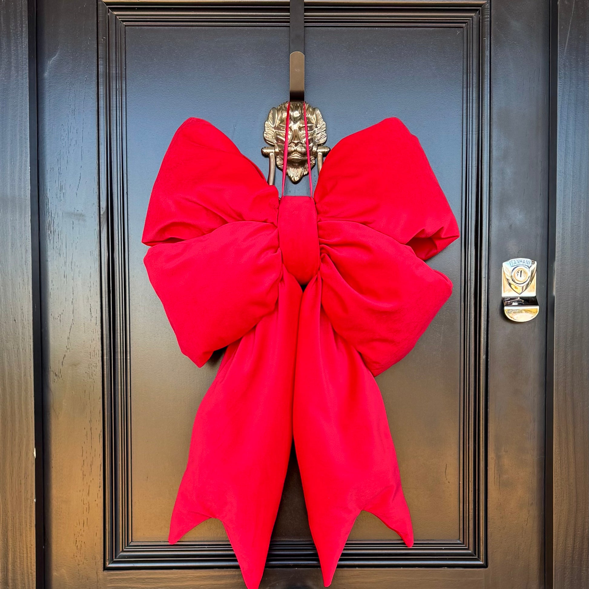 Elegant Plush Double Bow in Various Colours – beige