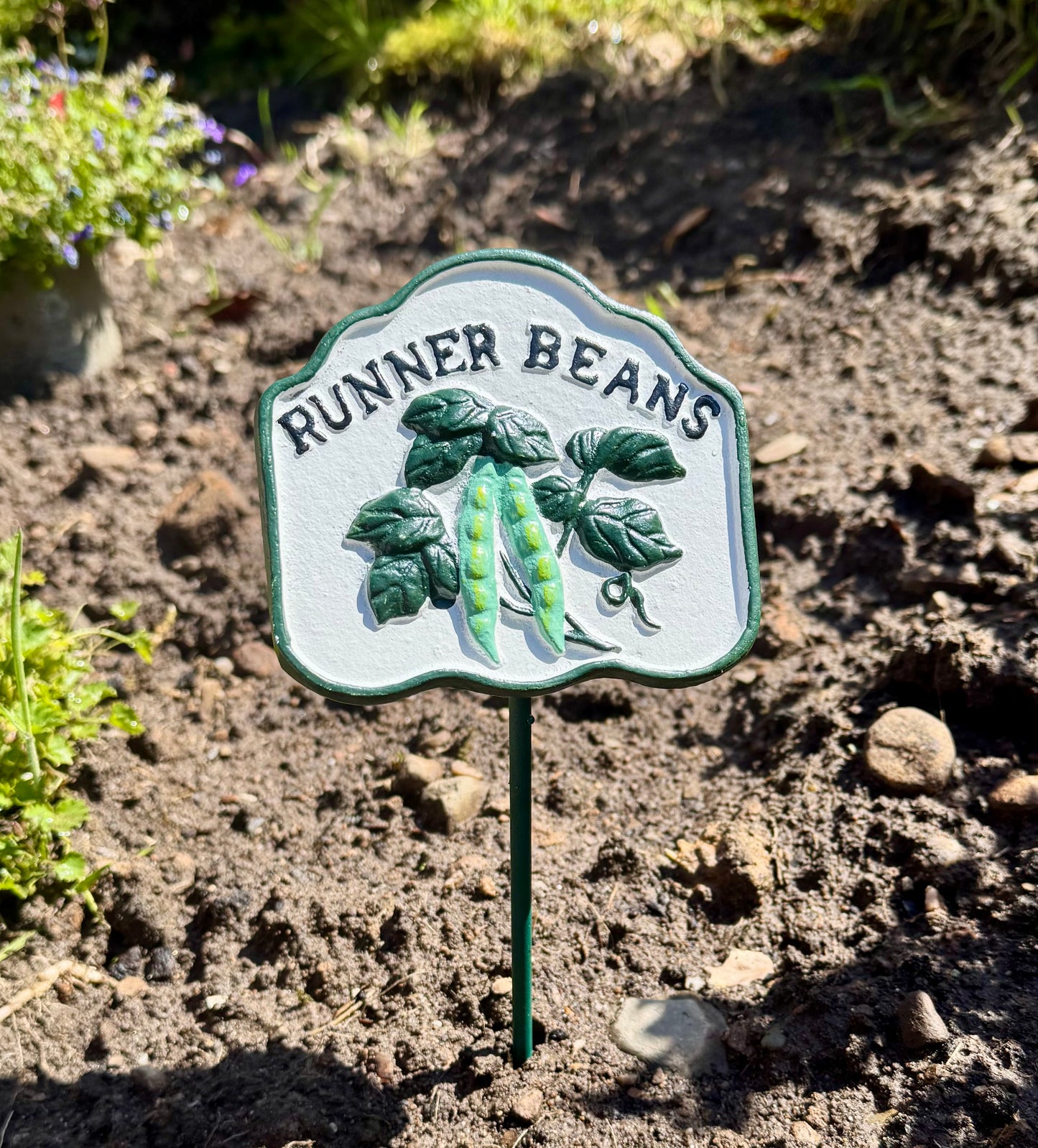 Cast Iron Marker Signs for Vegetables