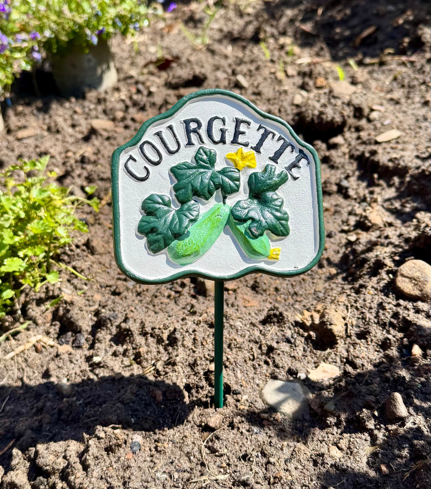 Cast Iron Marker Signs for Vegetables