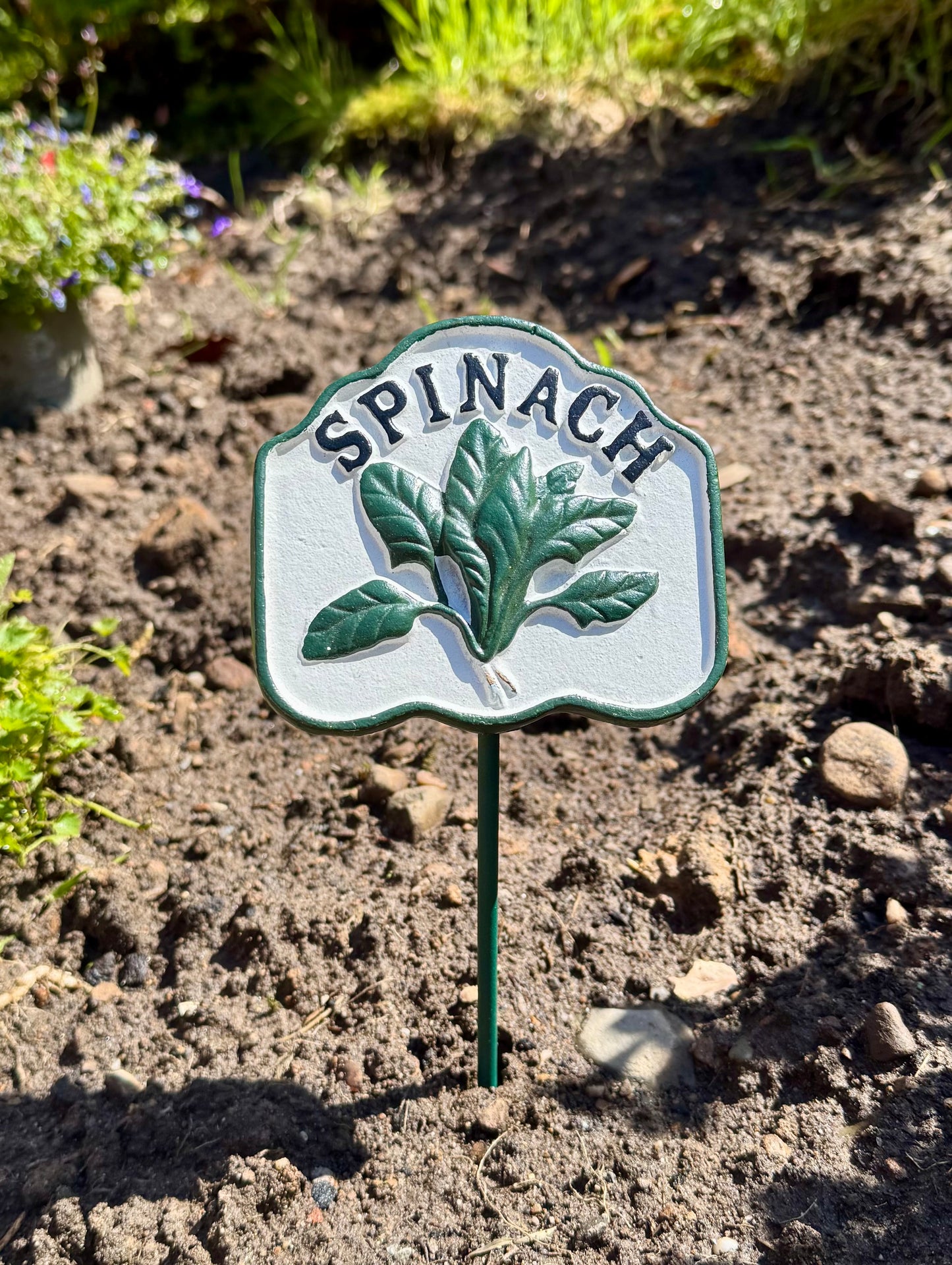Cast Iron Marker Signs for Vegetables