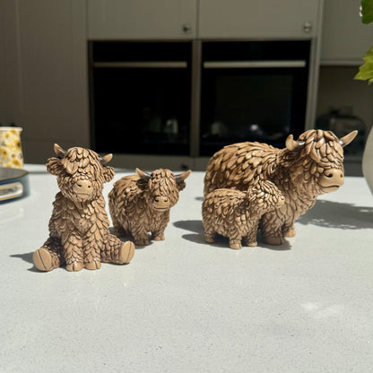 Standing Highland Cow Ornament