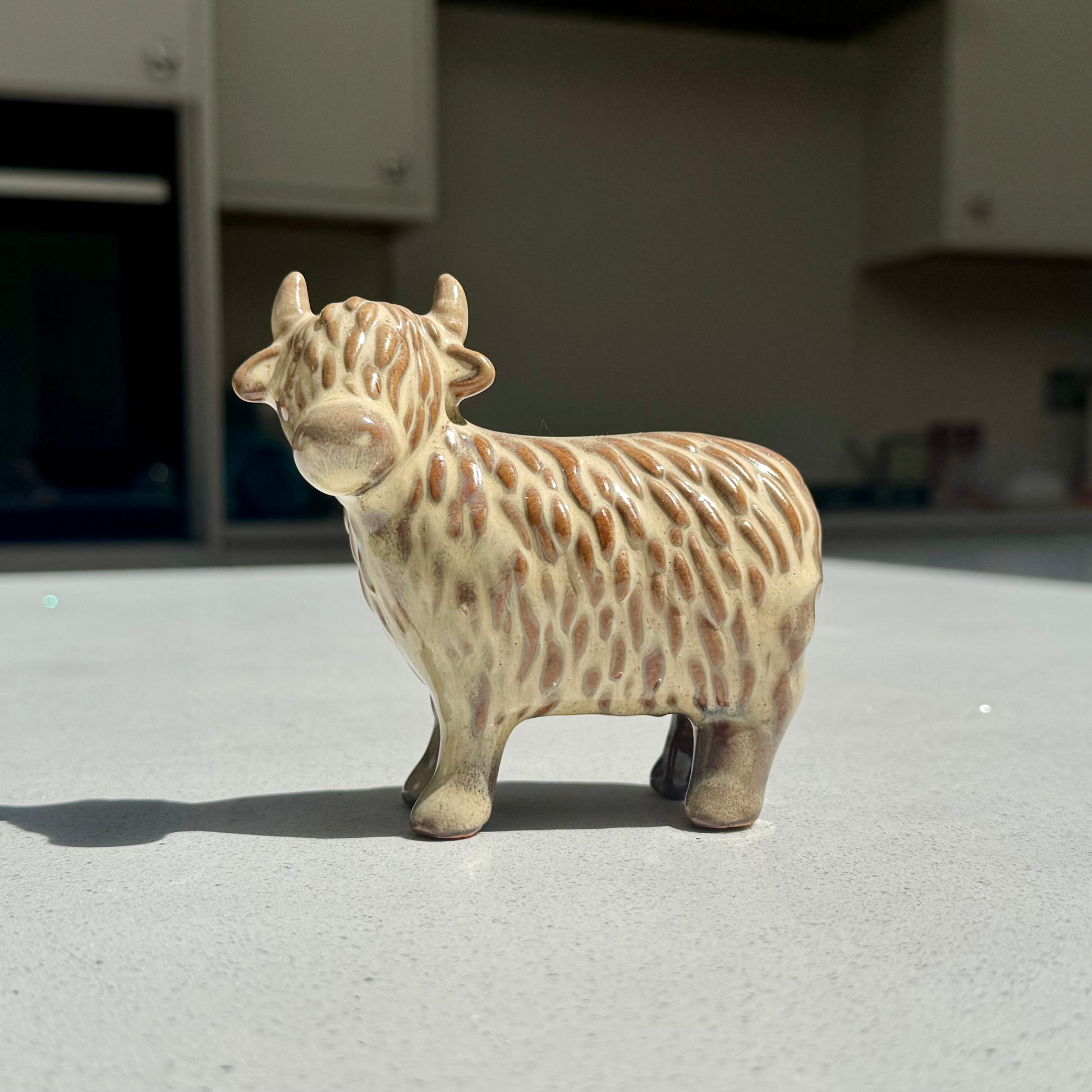Ceramic Highland Cow Ornament