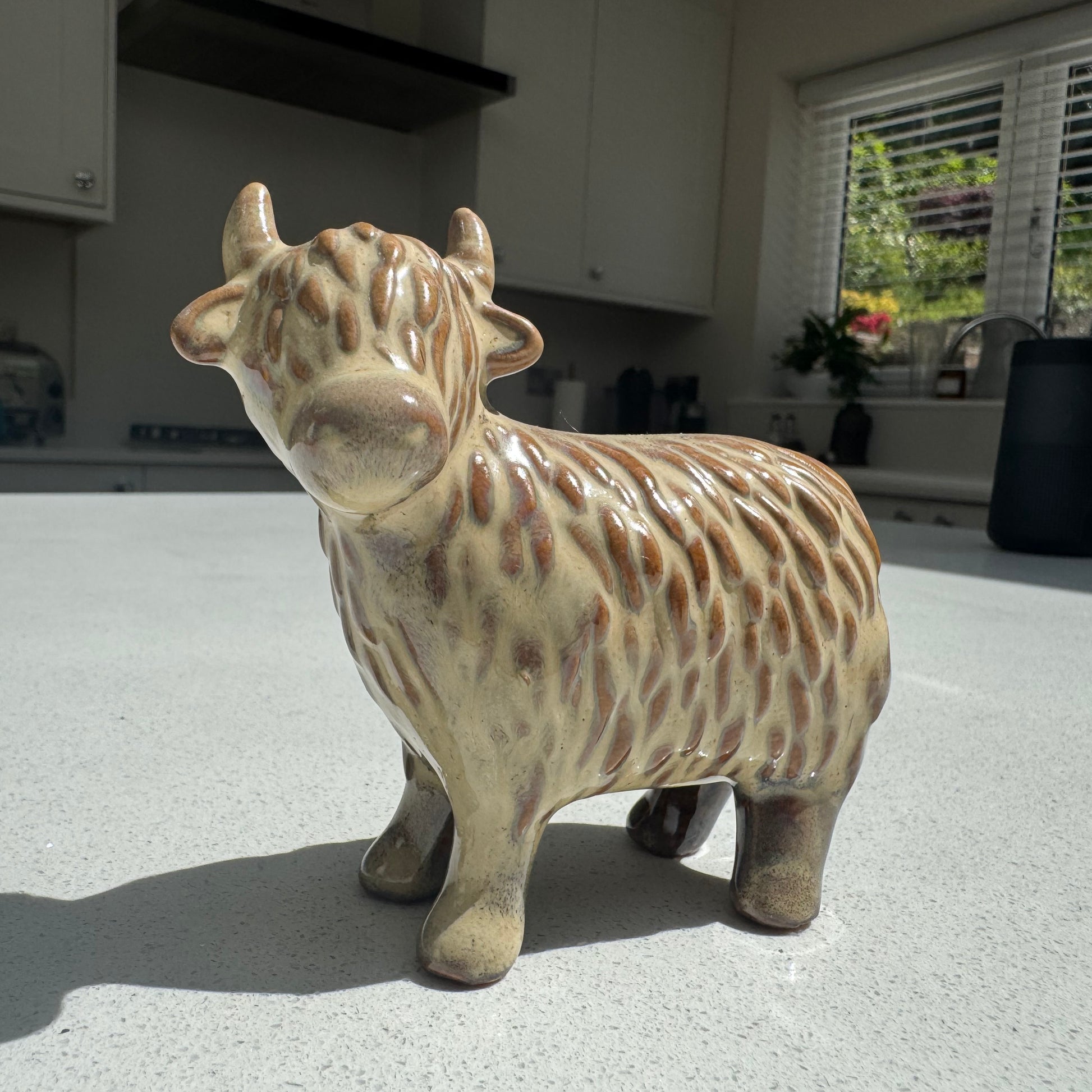 Ceramic Highland Cow Ornament