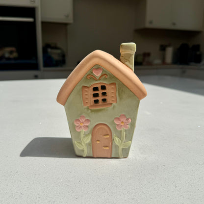 Ceramic Tea Light Houses in Various Colours – Candle Holder