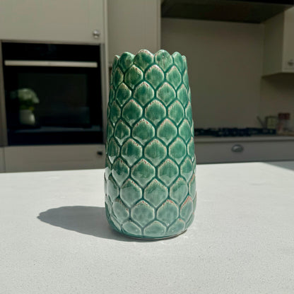 Medium Artichoke Ceramic Vase