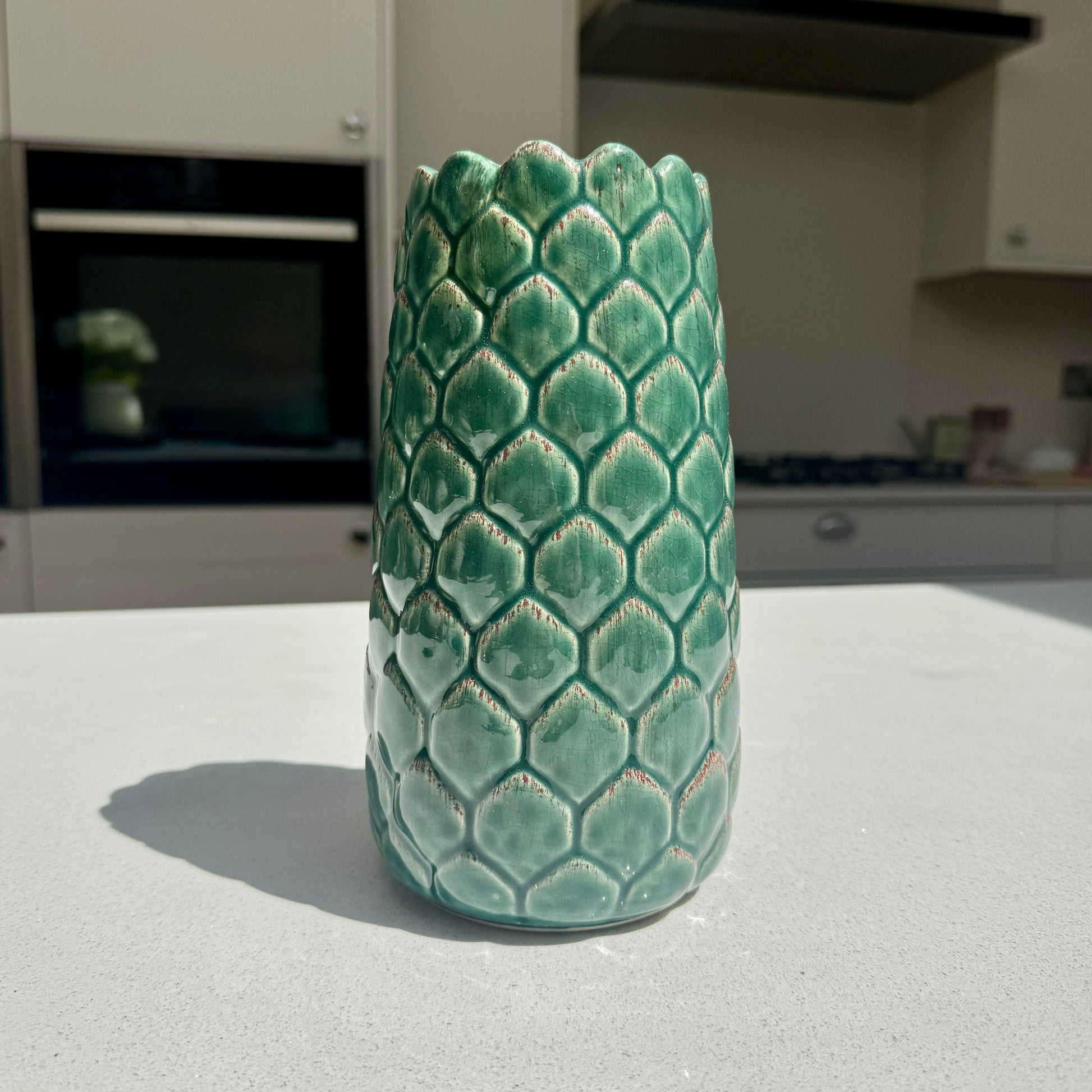 Medium Artichoke Ceramic Vase