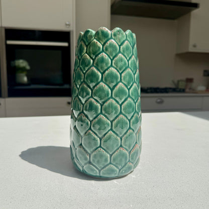 Medium Artichoke Ceramic Vase