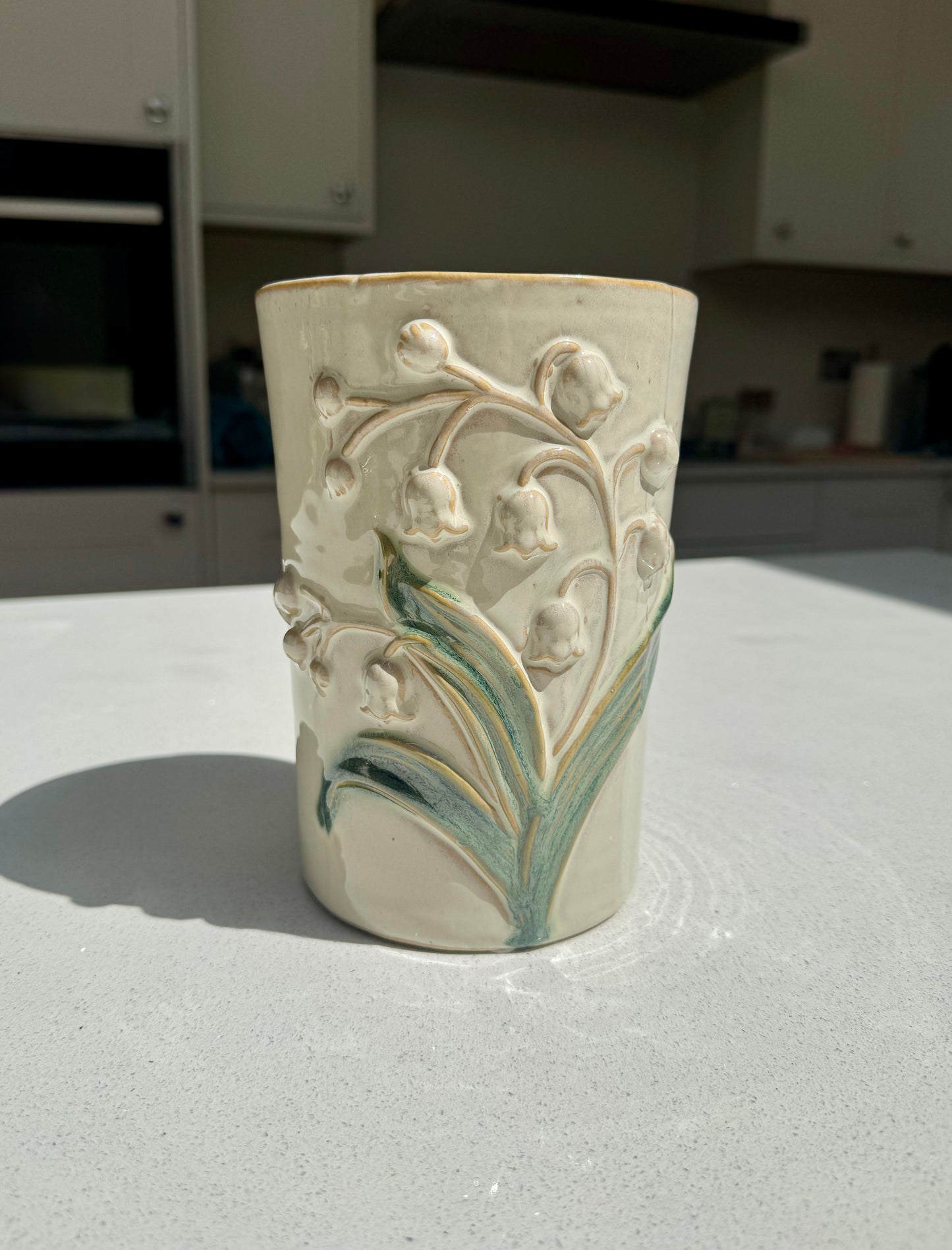 Lily of the Valley Ceramic Vase