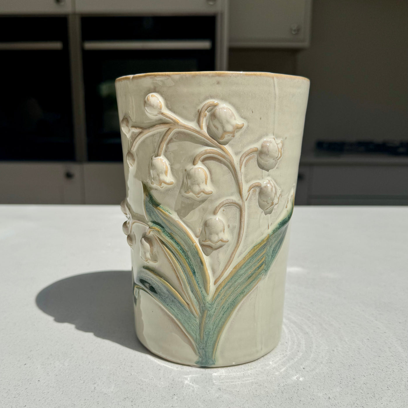 Lily of the Valley Ceramic Vase