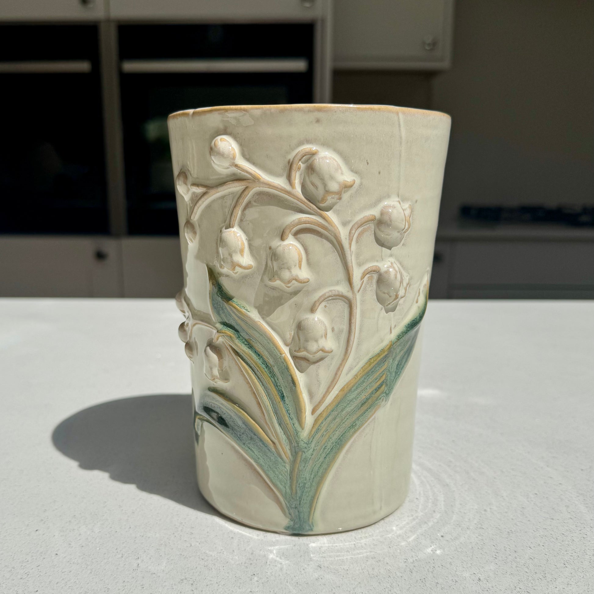 Lily of the Valley Ceramic Vase