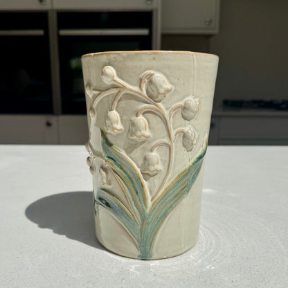 Lily of the Valley Ceramic Vase