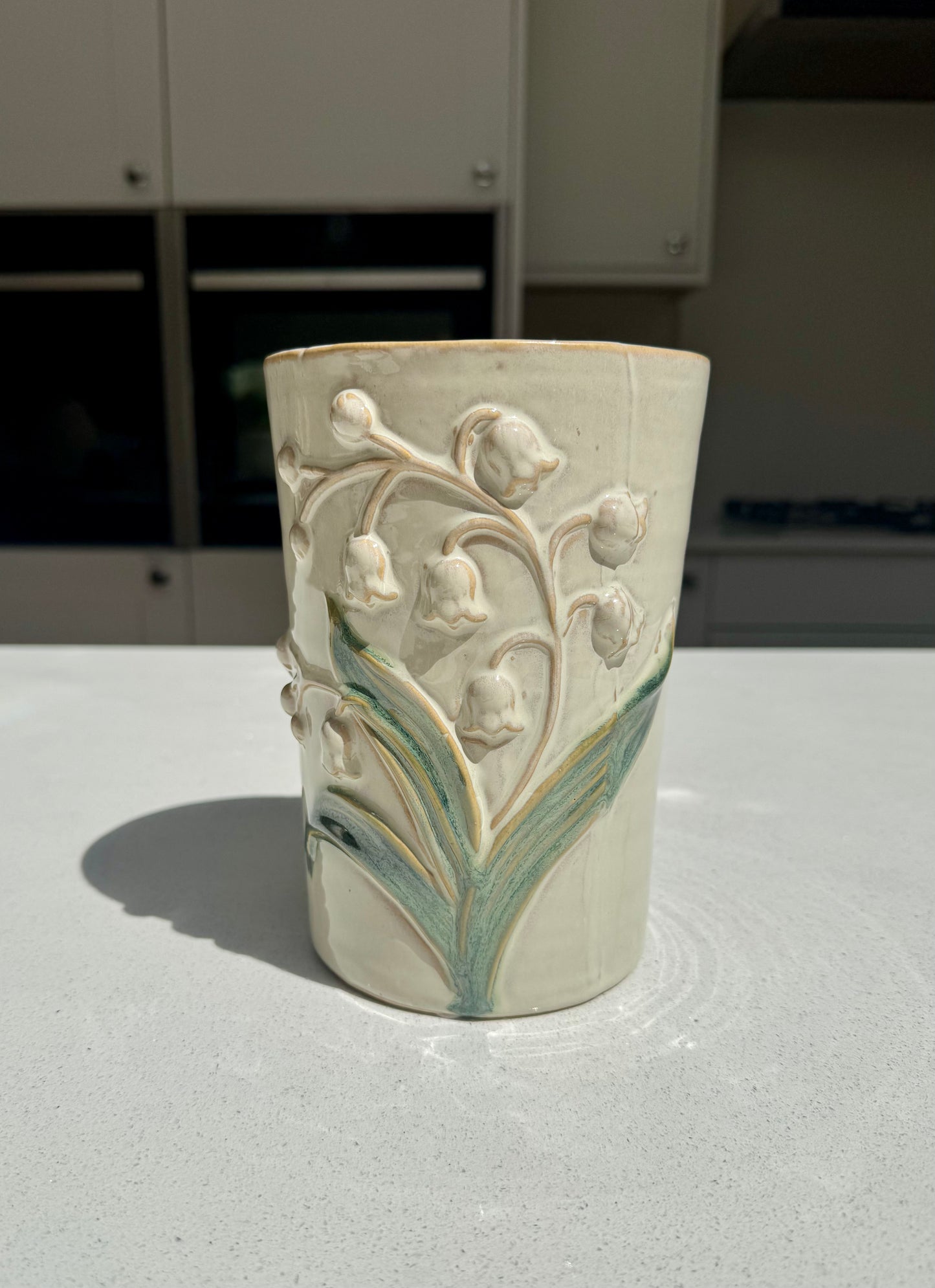 Lily of the Valley Ceramic Vase