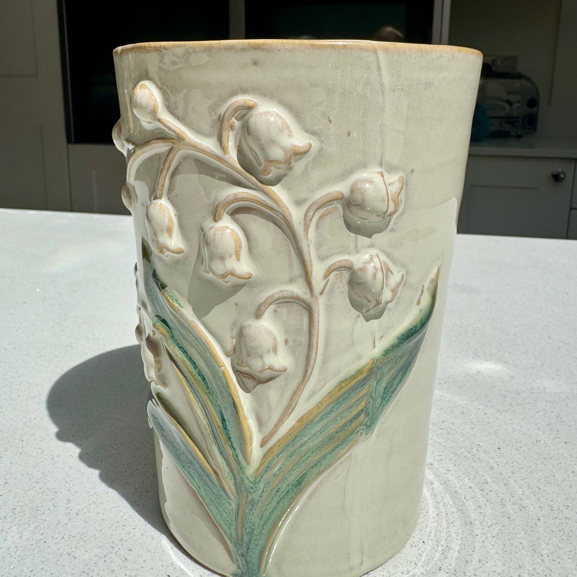 Lily of the Valley Ceramic Vase