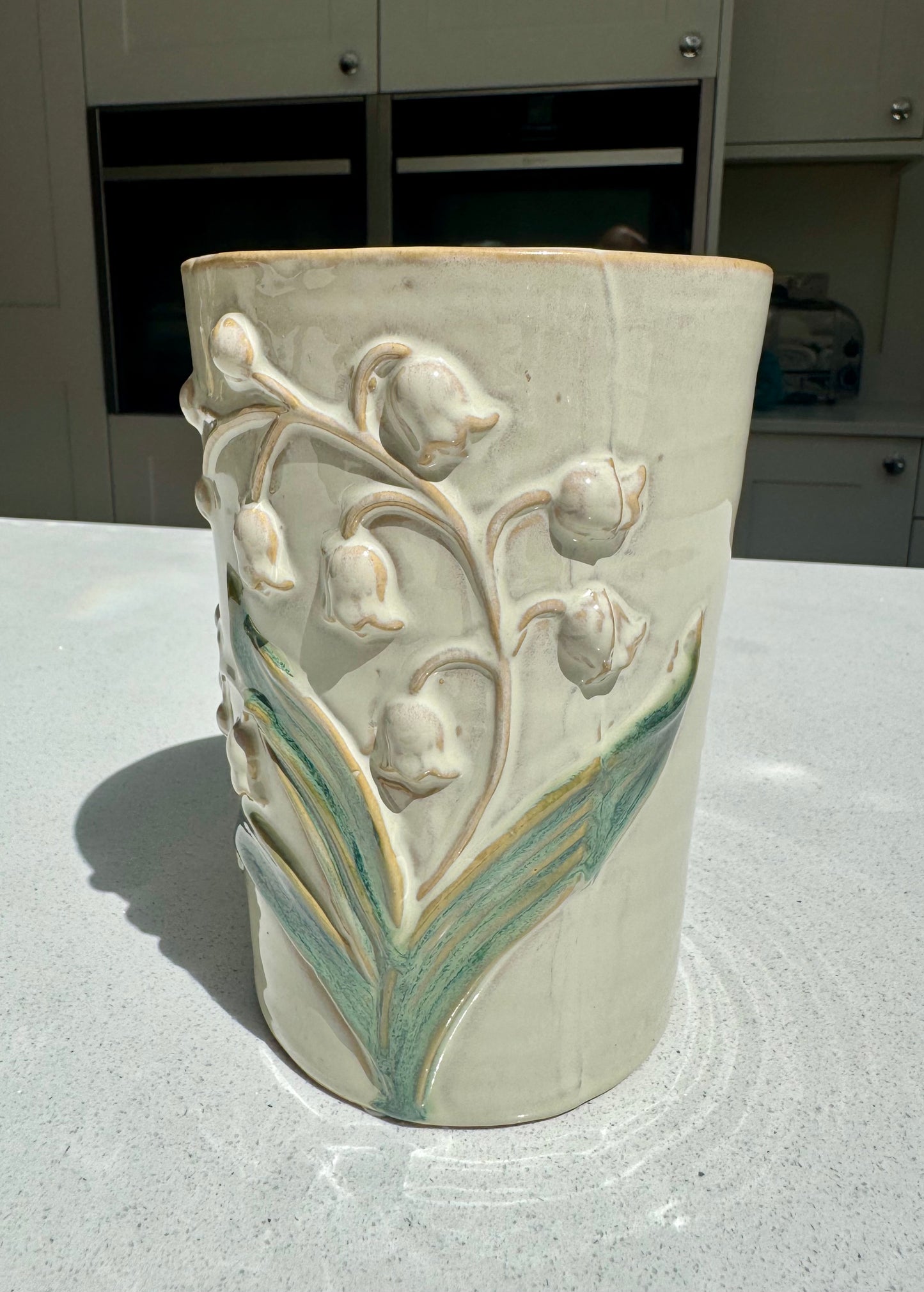 Lily of the Valley Ceramic Vase
