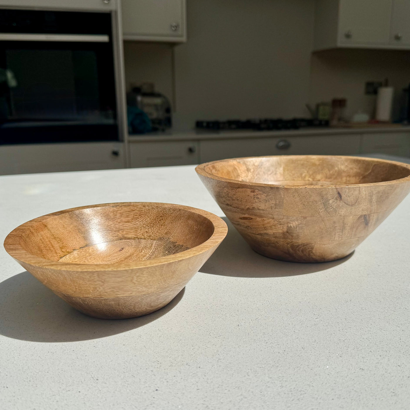 Hand Carved Wooden Bowl in Various Sizes – Decorative Bowl