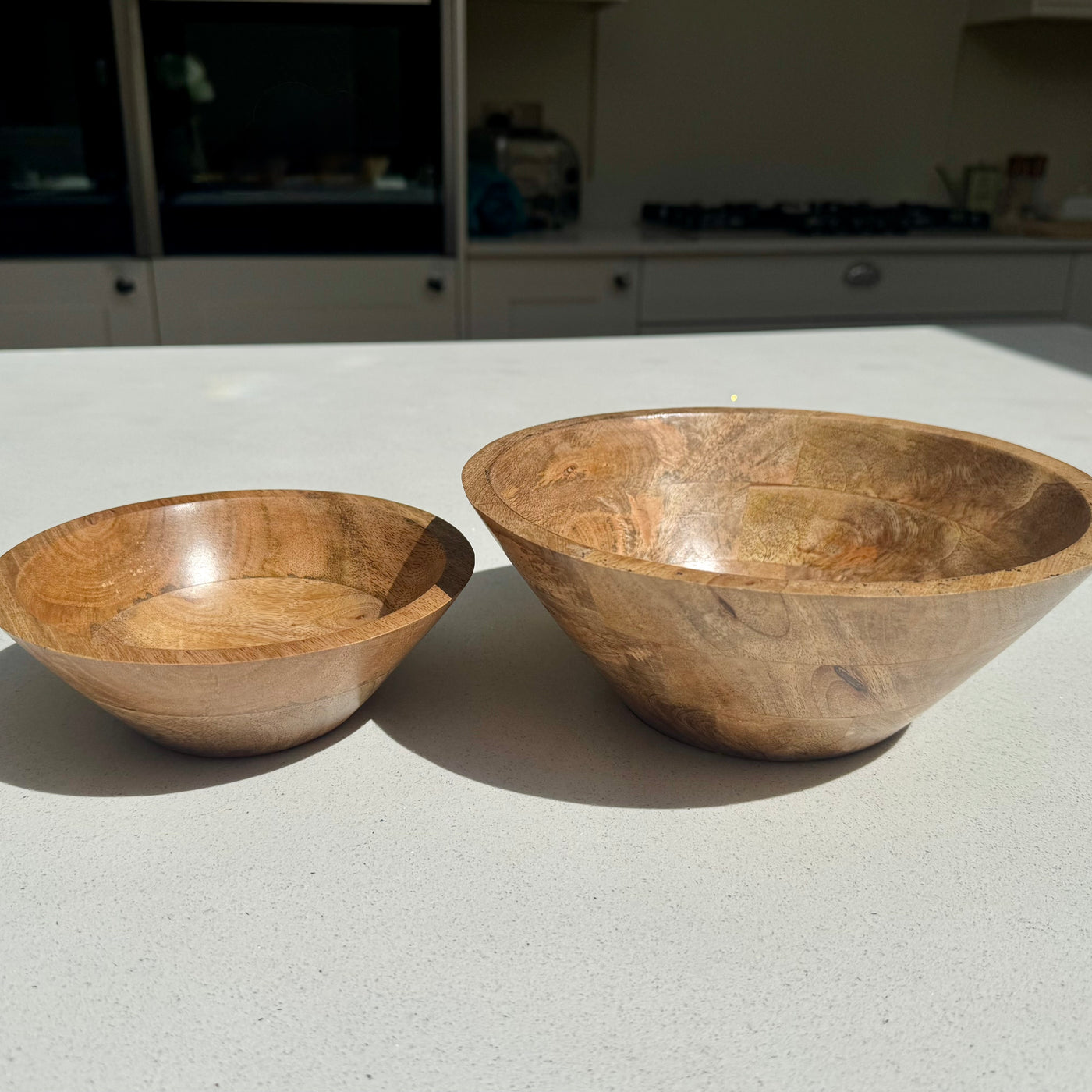 Hand Carved Wooden Bowl in Various Sizes – Decorative Bowl