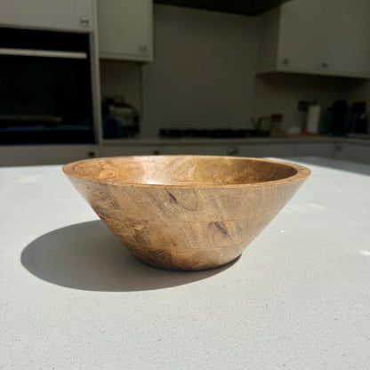 Hand Carved Wooden Bowl in Various Sizes – Decorative Bowl – Medium