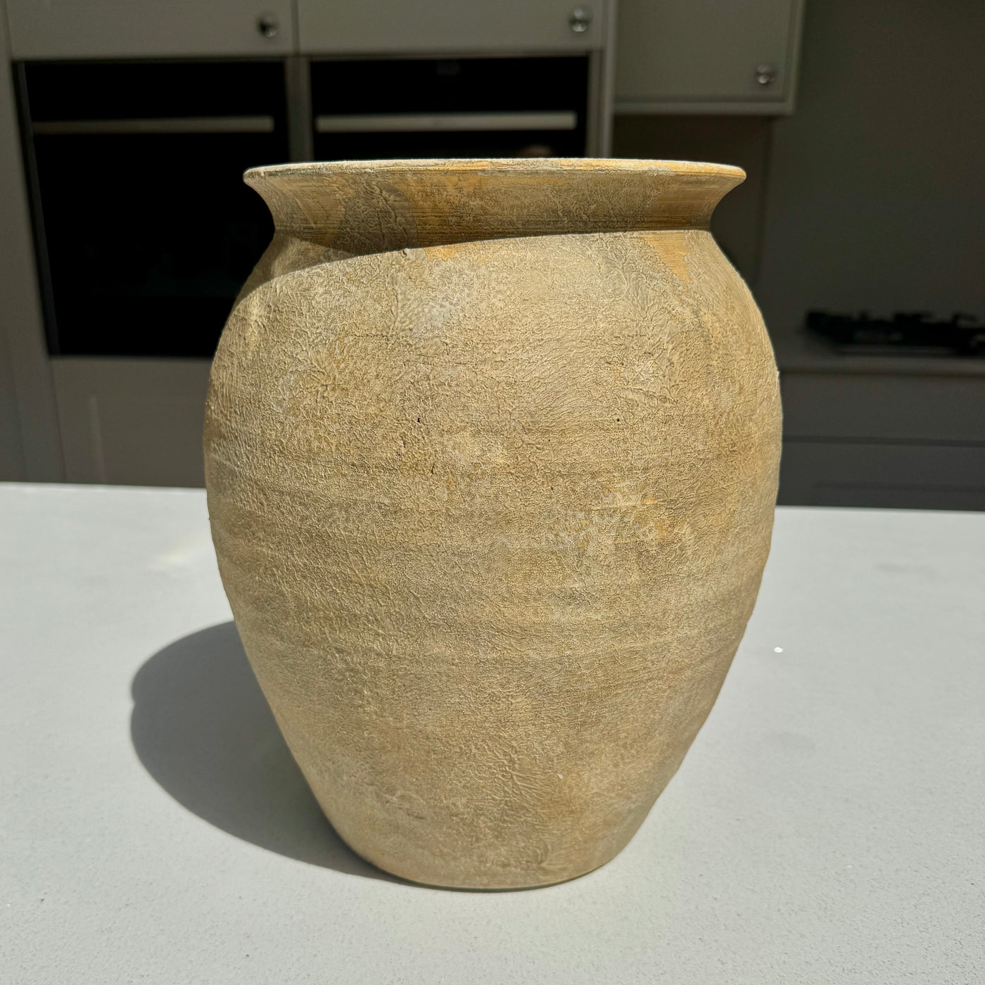 Large Rustic Terracotta Effect Vase