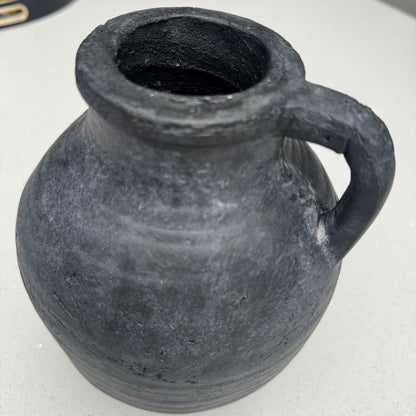 Medium Ellie terracotta Jug Vase in Anthracite 23cm