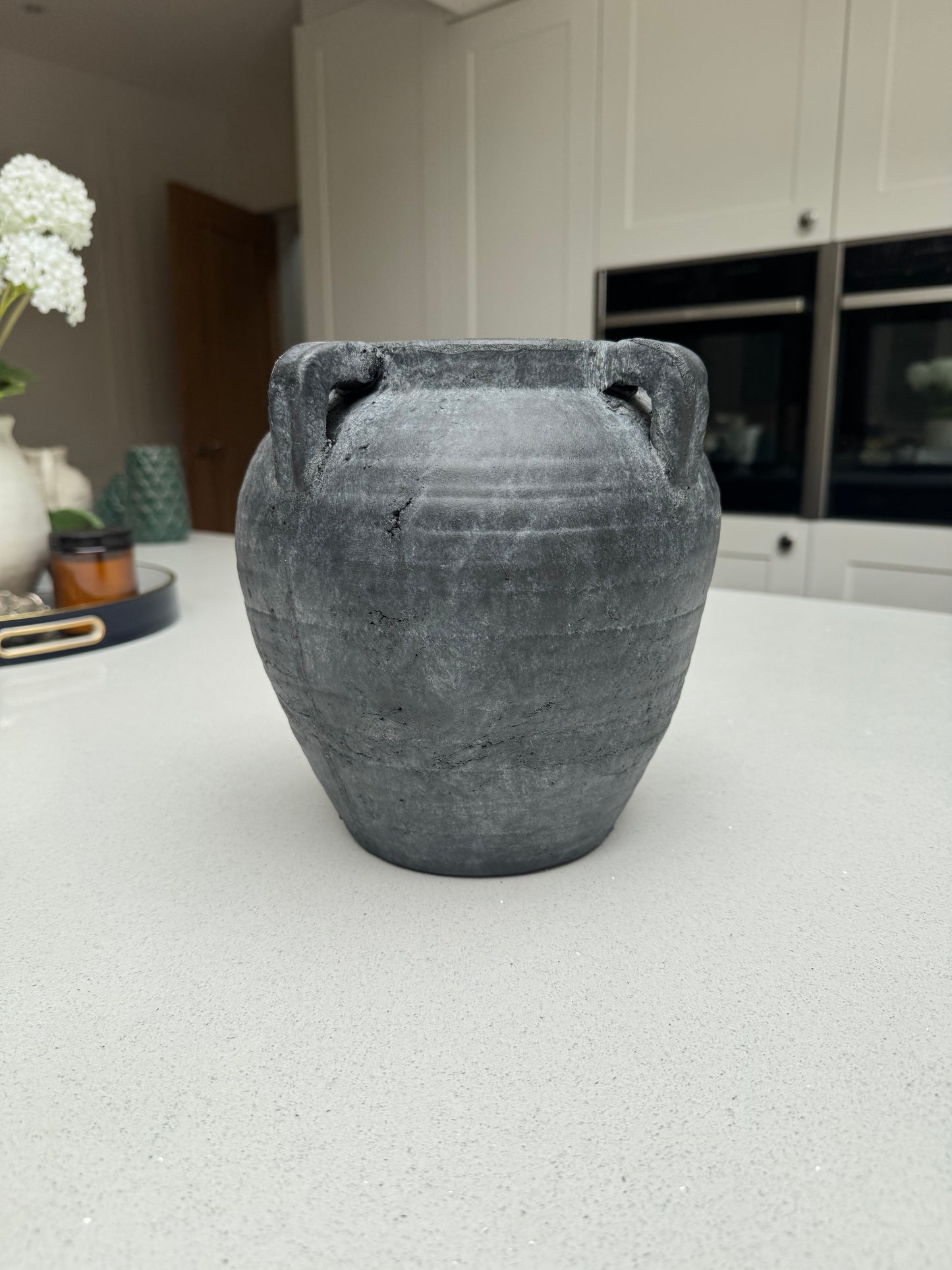 Medium Medora Vase in Anthracite