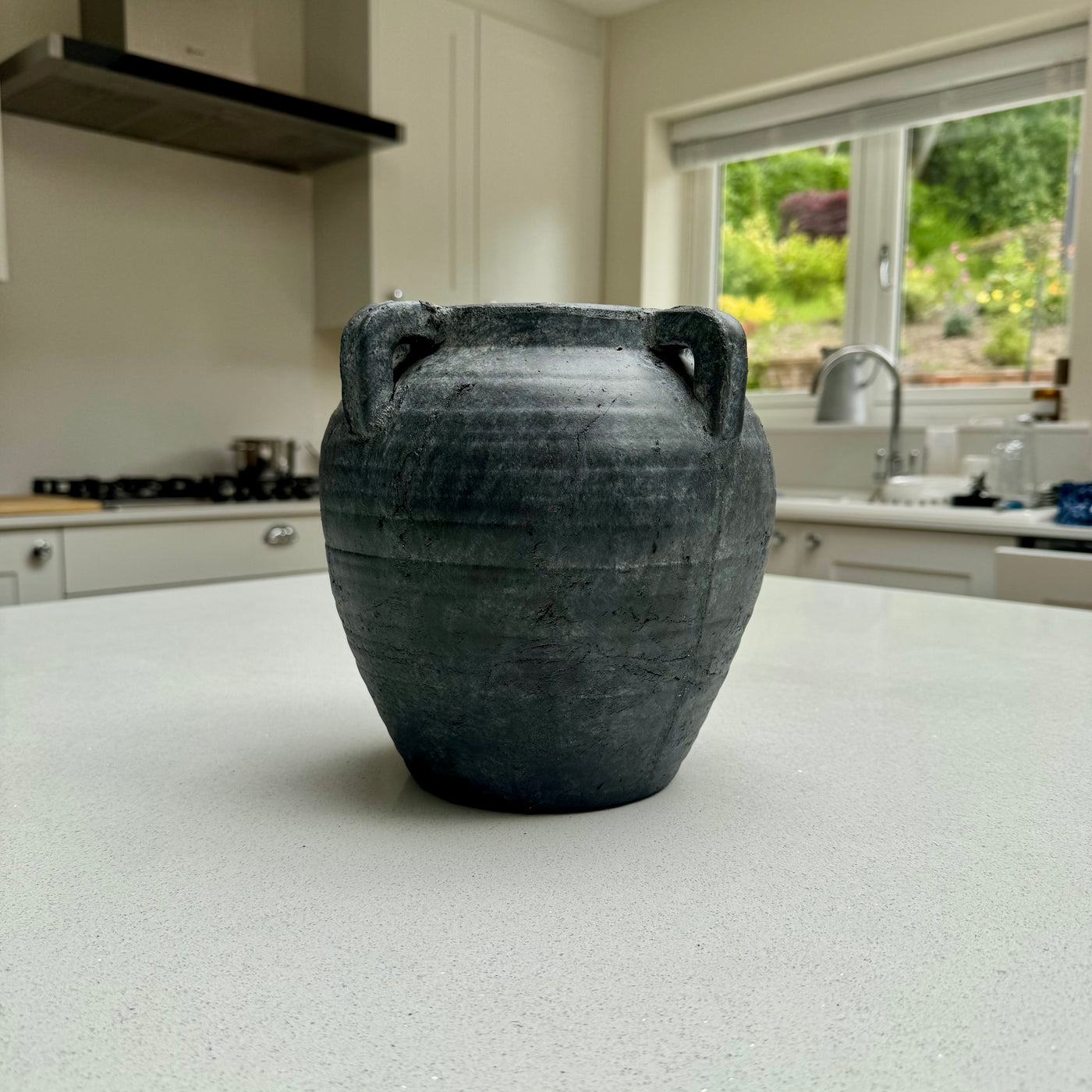 Medium Medora Vase in Anthracite 21.5cm