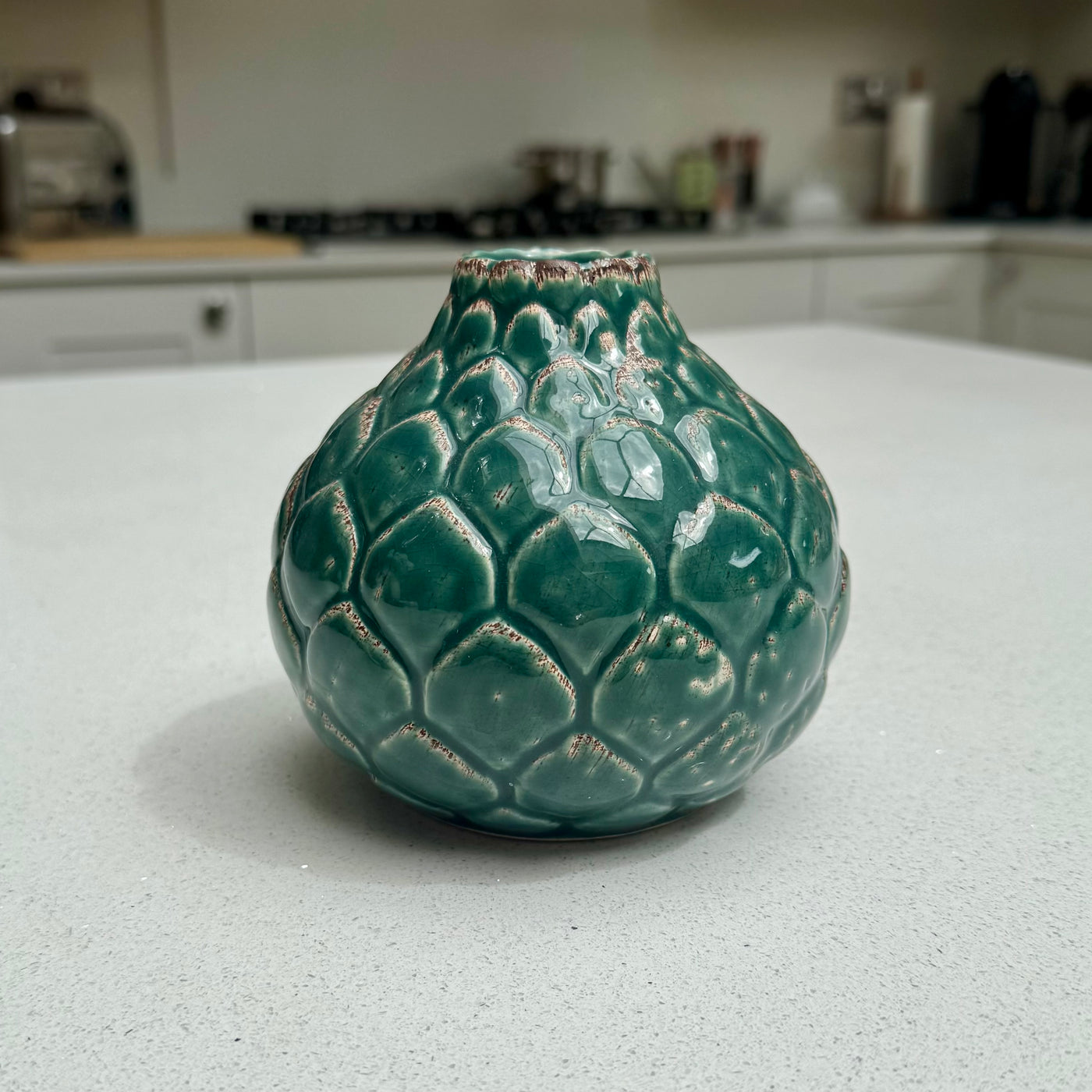 Bulb Artichoke Ceramic Vase