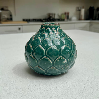 Bulb Artichoke Ceramic Vase