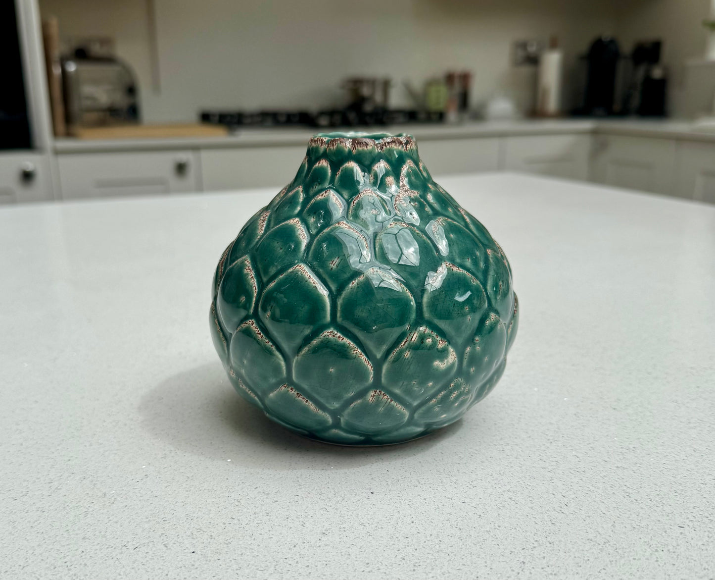 Bulb Artichoke Ceramic Vase