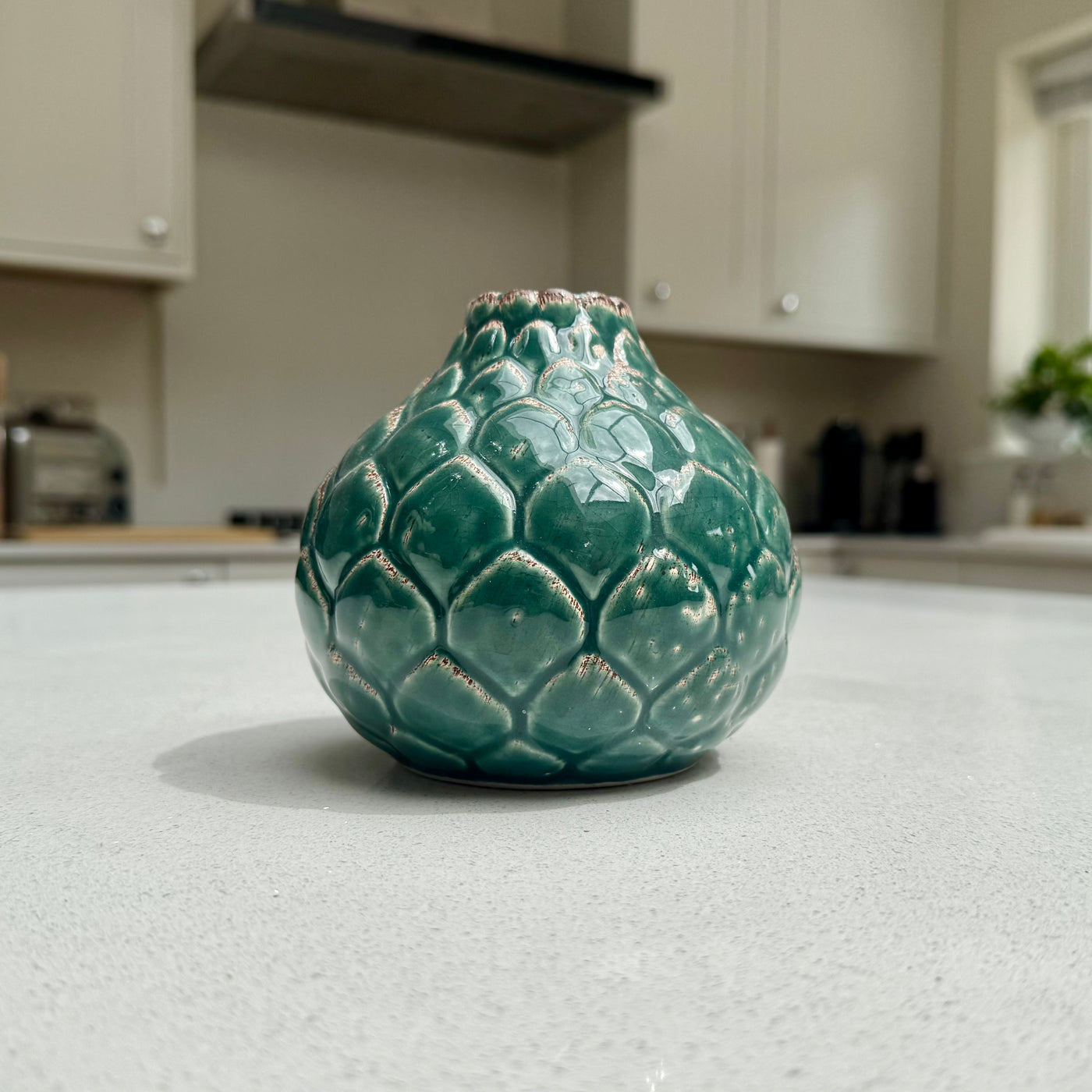 Bulb Artichoke Ceramic Vase