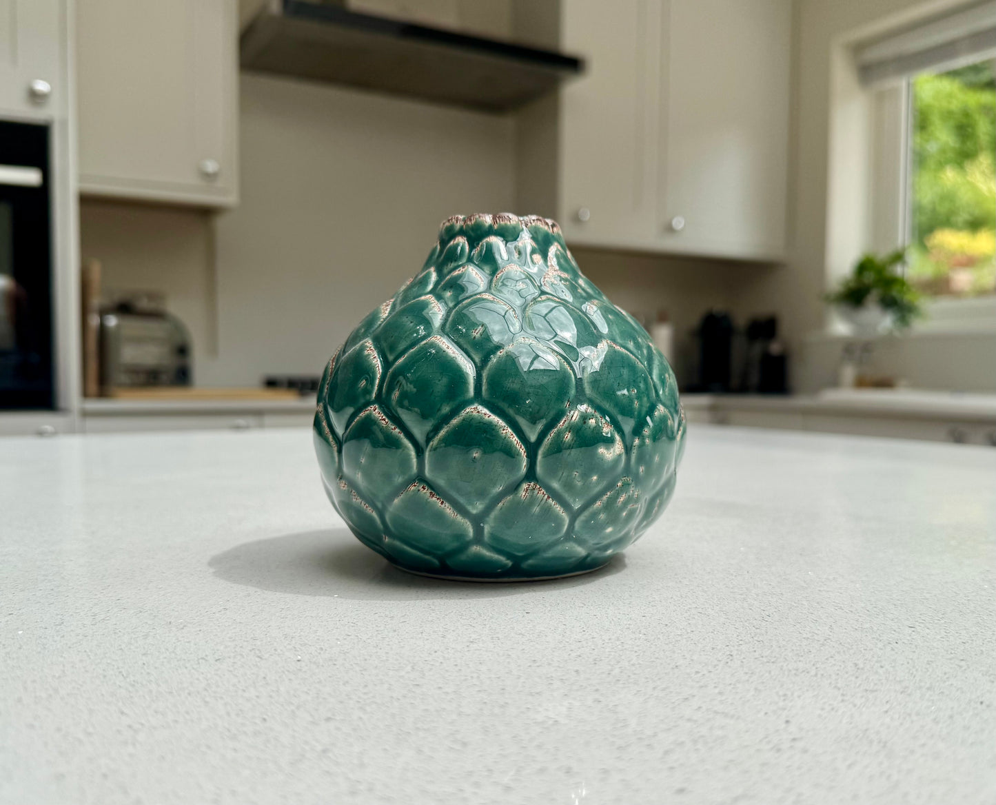 Bulb Artichoke Ceramic Vase
