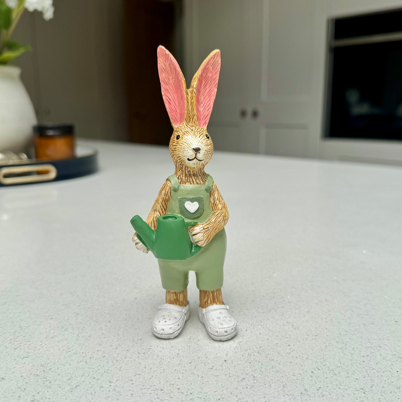 Gardening Rabbit Ornament with Watering Can