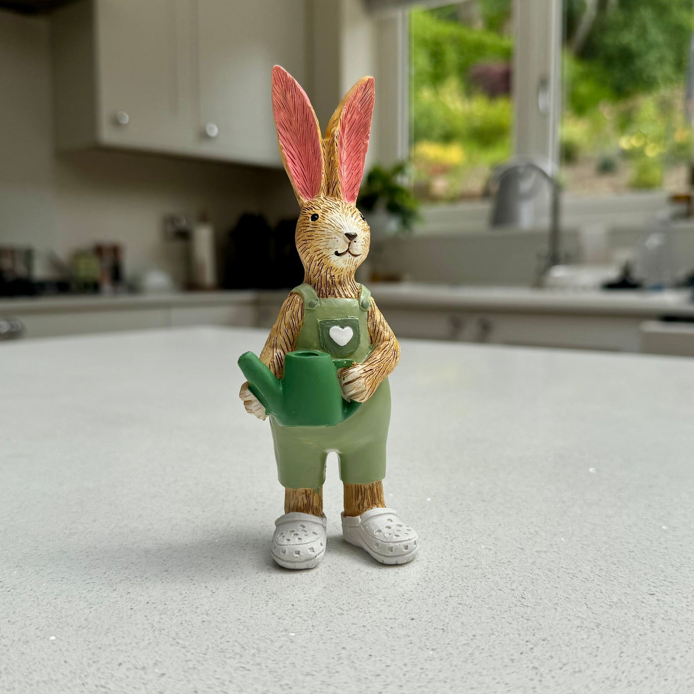 Gardening Rabbit Ornament with Watering Can