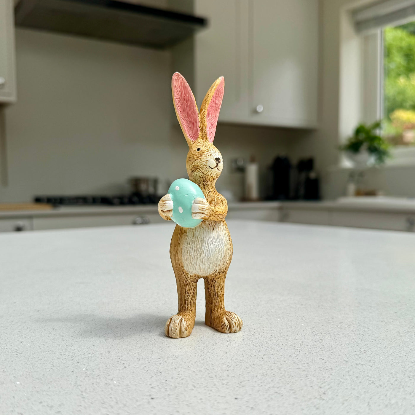 Rabbit Ornament with Egg