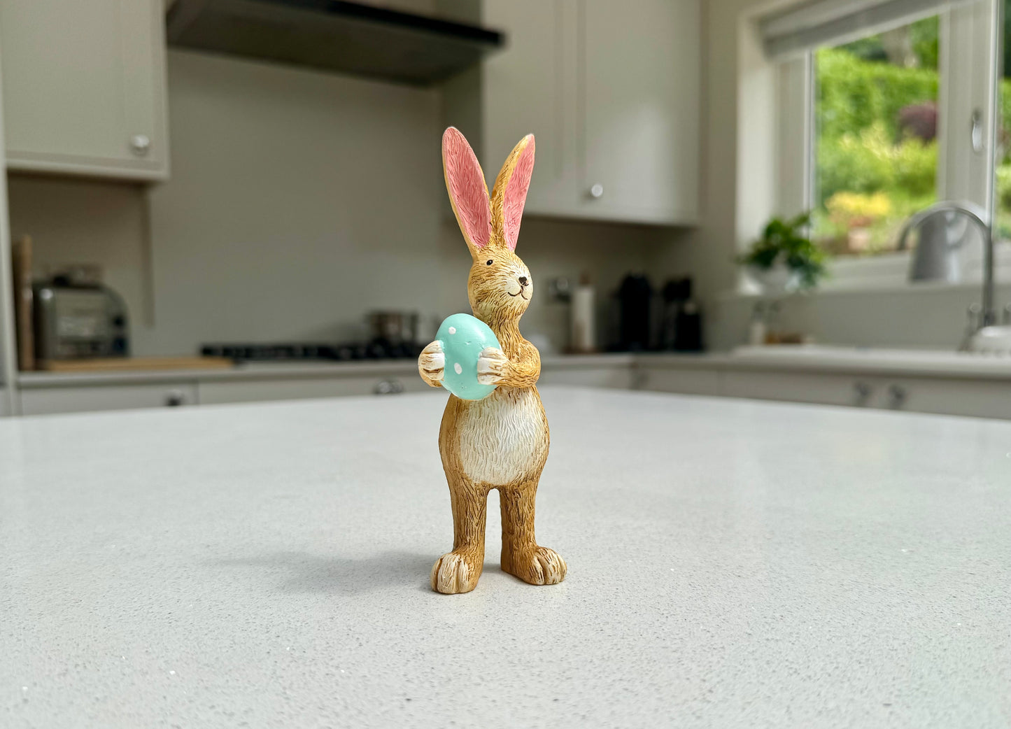 Rabbit Ornament with Egg
