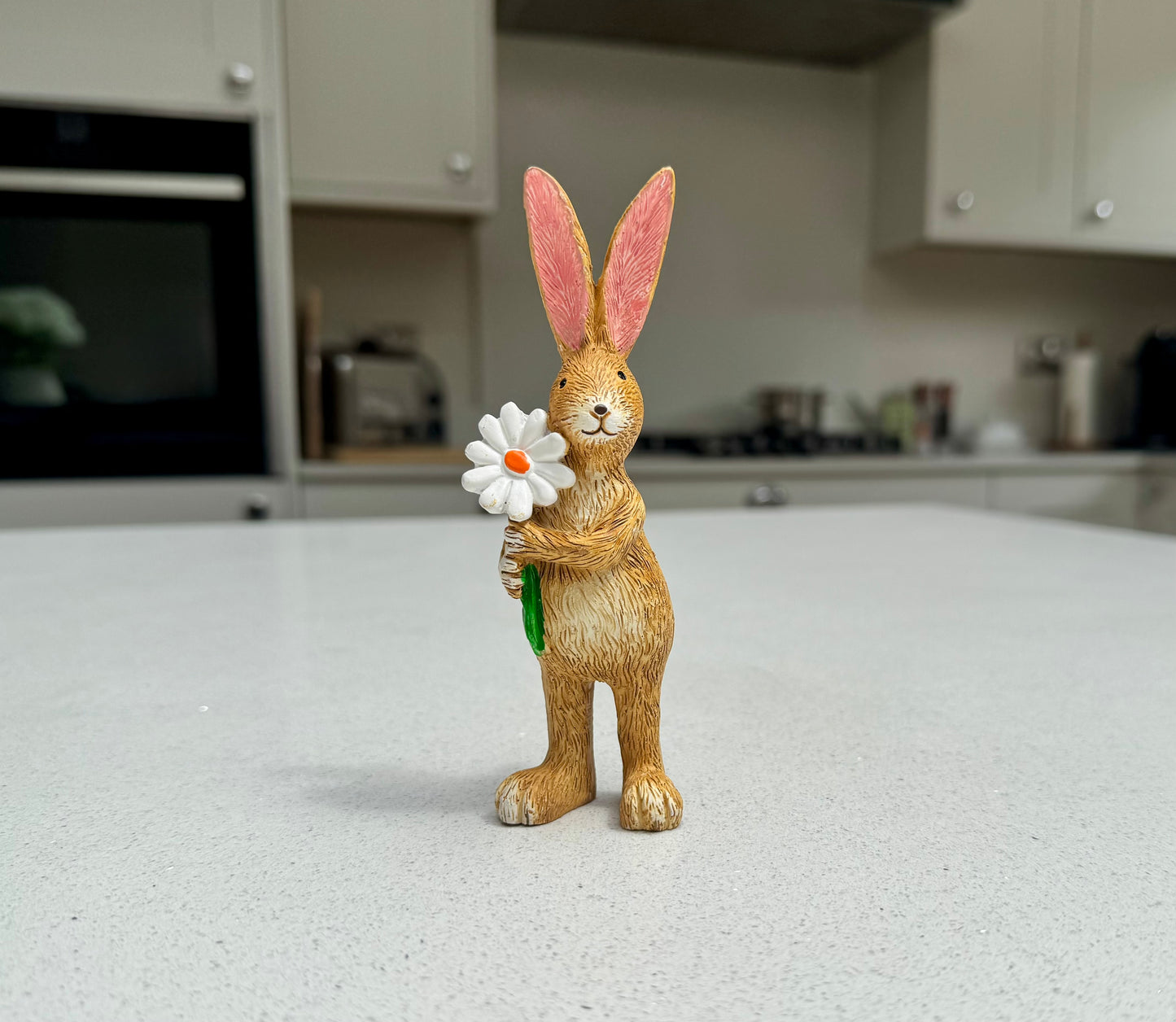 Rabbit Ornament with Daisy