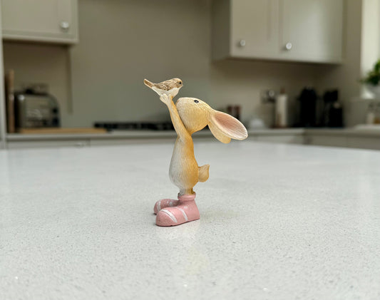 Rabbit & Robin Ornament