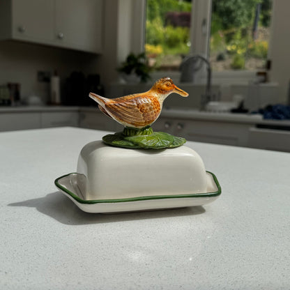 Woodcock Ceramic Butter Dish
