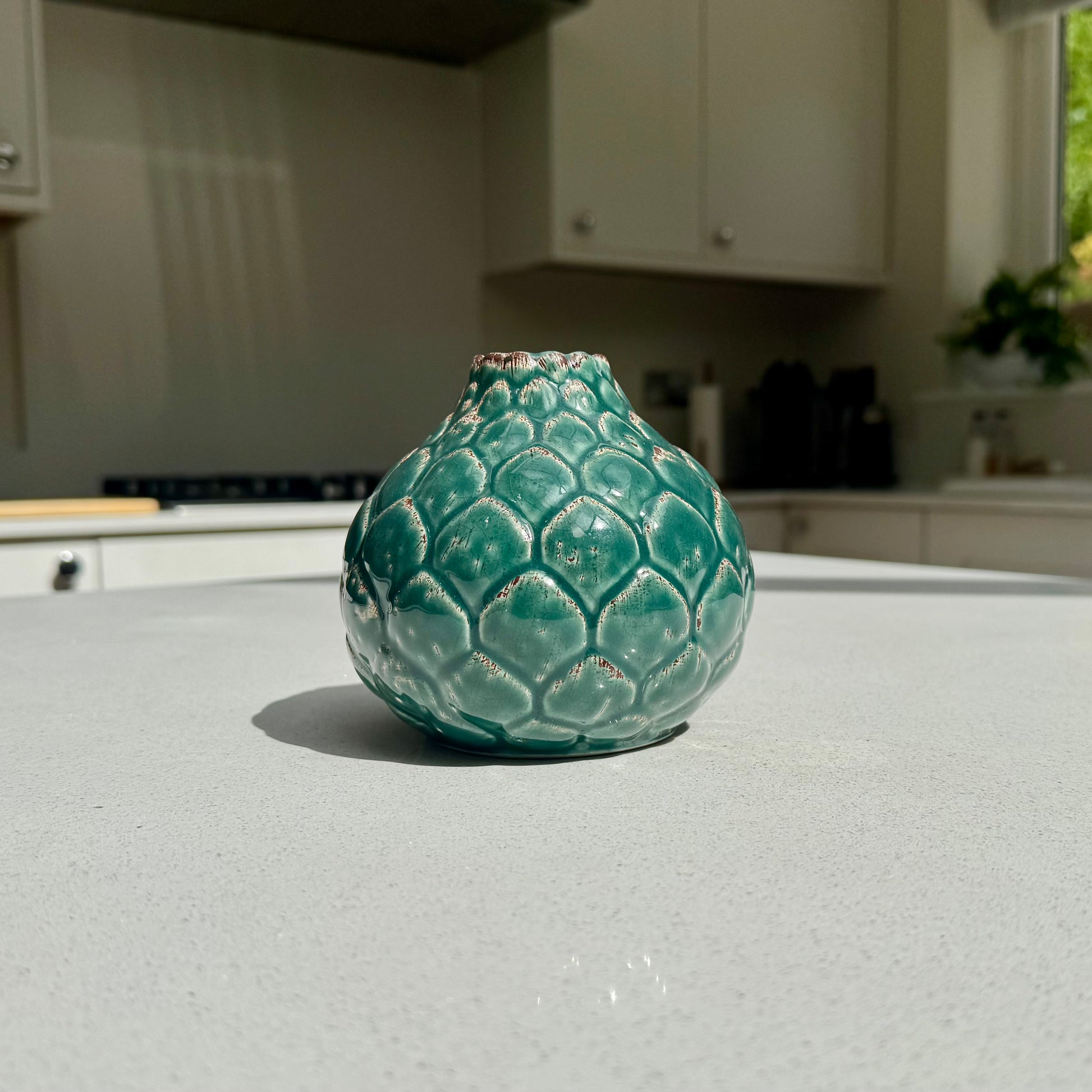 Bulb Artichoke Ceramic Vase