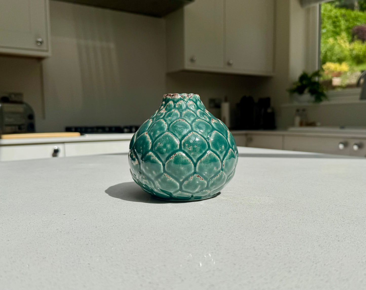 Bulb Artichoke Ceramic Vase