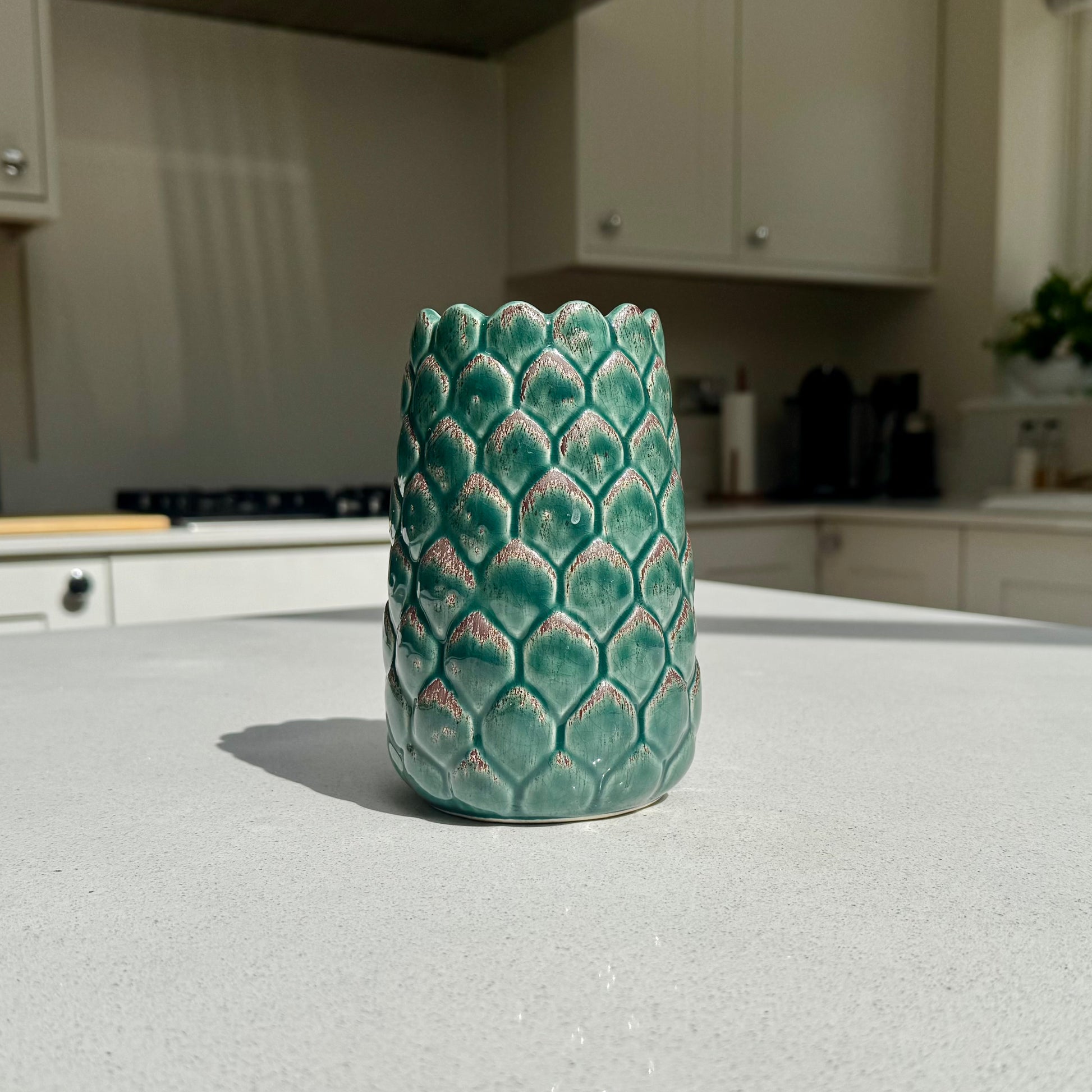 Small Artichoke Ceramic Vase