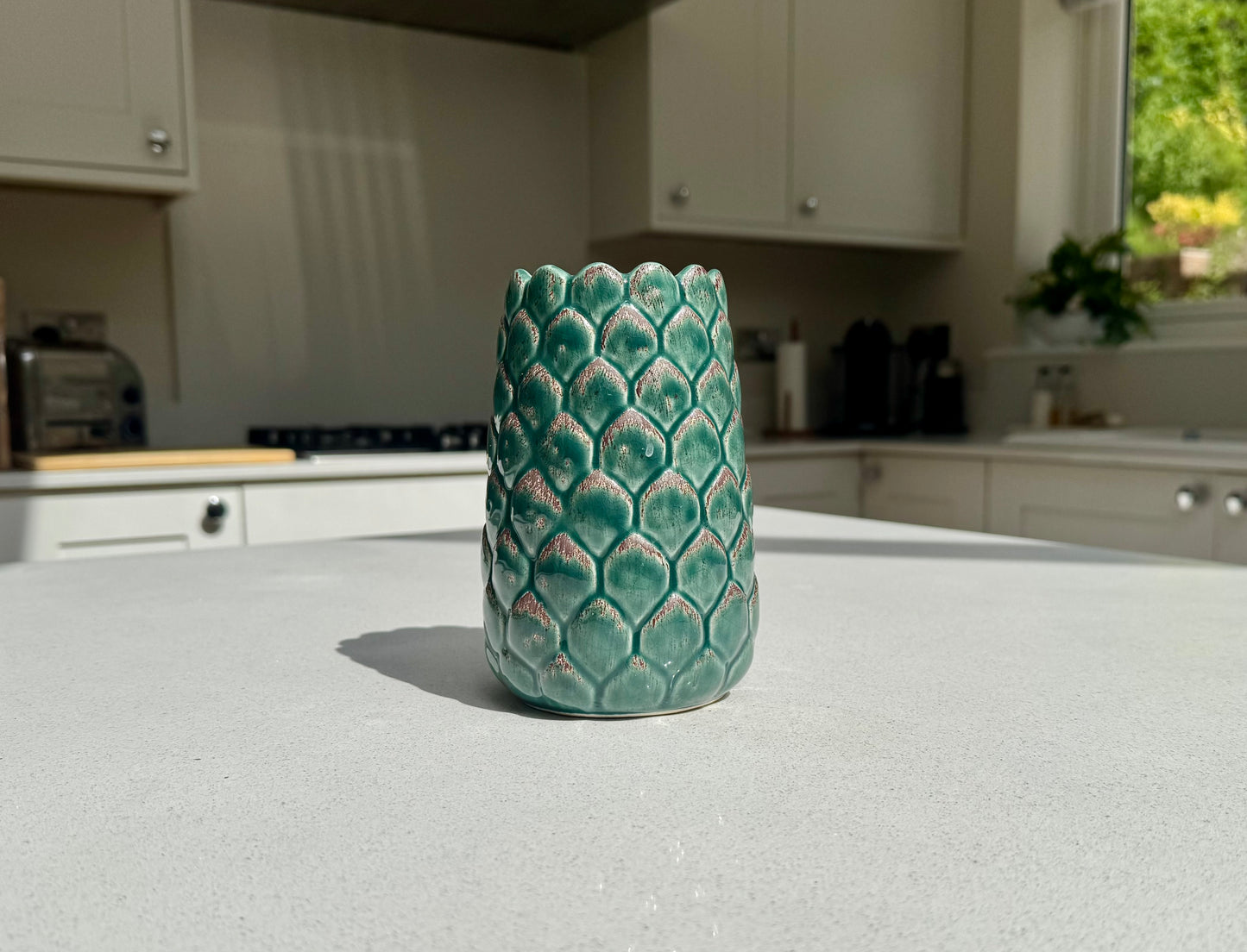 Small Artichoke Ceramic Vase